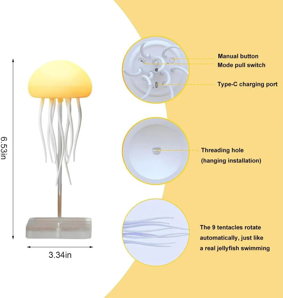 Floating jellyfish lamp